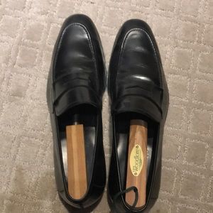 Black Ferragamo loafers size 9.5